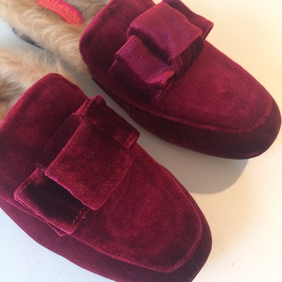 NWOB Catherine Malandrino Furrow Faux Fur Mules - Picture 2 of 4
